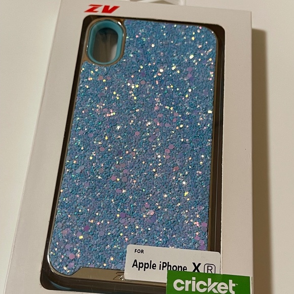 XR Phone Case ZV Built to Last Blue Glitter New in Box - Picture 5 of 5